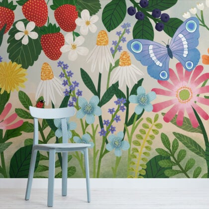 Best Sellers - Kids Illustrated Floral Garden Mural