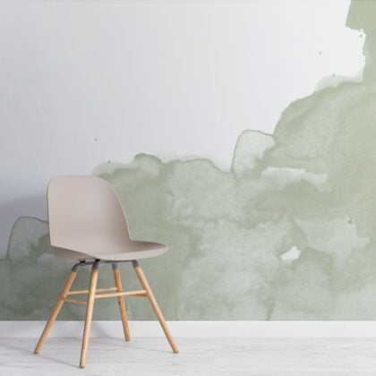 Best Sellers - Sage Green Abstract Watercolor Wallpaper Mural